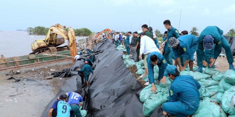 Cách dân Cà Mau đối phó thiên tai