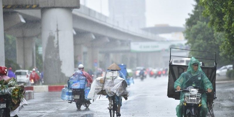 Hiện tượng mưa dông ở Hậu Giang