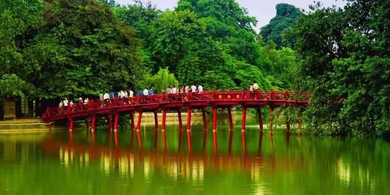 Cầu Thê Húc tại Hà Nội