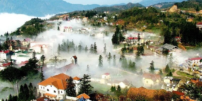 Sapa có nhiều sương mù